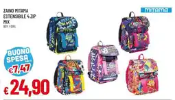 Famila Zaino Mitama Estensibile 4 Zip Mix offerta