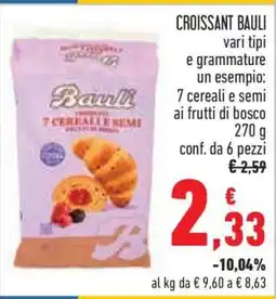 Conad Croissant Bauli offerta