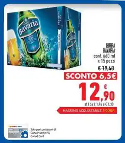Conad BIRRA BAVARIA offerta
