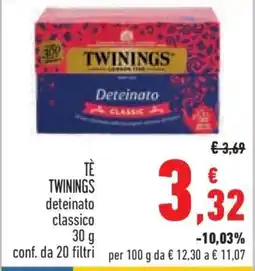Conad Tè Twinings offerta