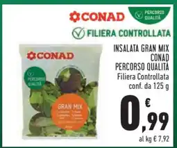 Conad INSALATA GRAN MIX CONAD PERCORSO QUALITÀ offerta