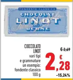 Conad Cioccolato Lindt offerta