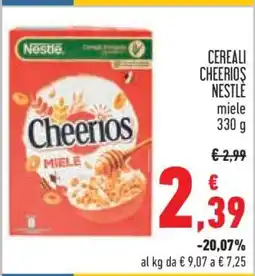 Conad Cereali Cheerios Nestlé offerta