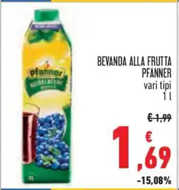 Conad Bevanda alla frutta Pfanner offerta