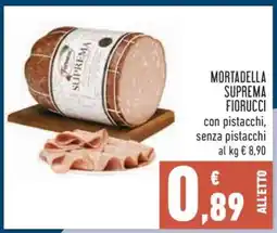 Conad Mortadella Suprema Fiorucci offerta