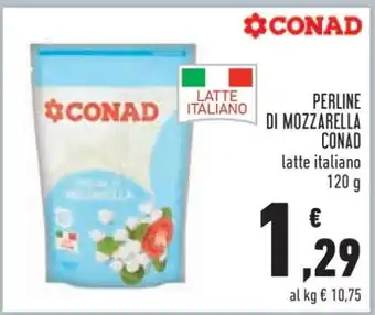 Conad PERLINE DI MOZZARELLA CONAD offerta