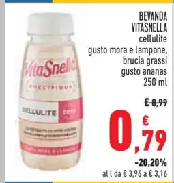 Conad BEVANDA VITASNELLA cellulite offerta