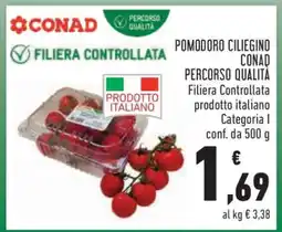 Conad Pomodoro Ciliegino Conad Percorso Qualità offerta
