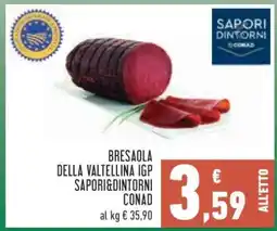 Conad Bresaola della Valtellina IGP offerta