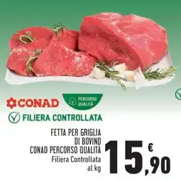 Conad Fetta per griglia di bovino offerta