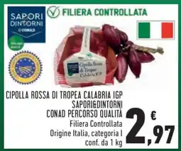 Conad Cipolla Rossa di Tropea Calabria IGP offerta