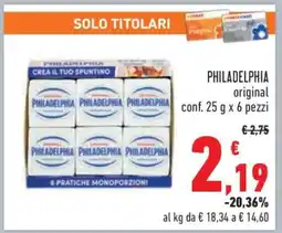 Conad PHILADELPHIA original offerta