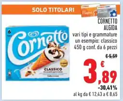 Conad Cornetto Algida offerta