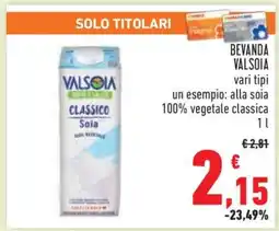 Conad BEVANDA VALSOIA offerta