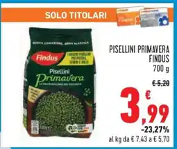 Conad Pisellini Primavera Findus offerta