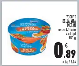 Conad Yogurt Bella Vita Meran offerta