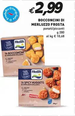 Supermercato Coal Bocconcini di merluzzo FROSTA offerta