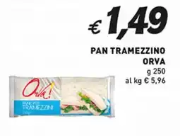 Supermercato Coal Pan tramezzino ORVA offerta