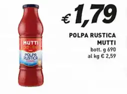 Supermercato Coal Polpa rustica MUTTI offerta