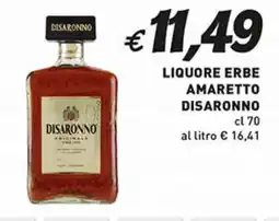 Supermercato Coal Liquore erbe amaretto disaronno offerta