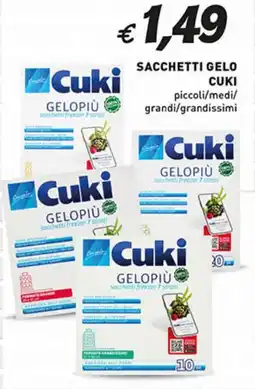 Supermercato Coal Sacchetti gelo CUKI offerta