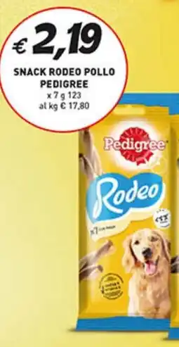 Supermercato Coal Snack rodeo pollo PEDIGREE offerta