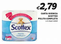 Supermercato Coal Carta igienica scottex pulito completo offerta