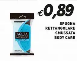 Supermercato Coal Spugna rettangolare smussata body care offerta