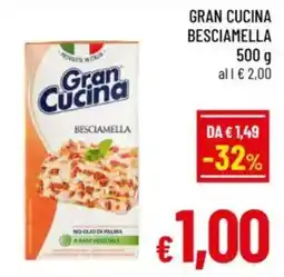 A&O Gran cucina besciamella offerta