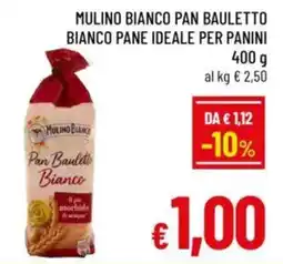 A&O Mulino bianco pan bauletto bianco pane ideale per panini offerta