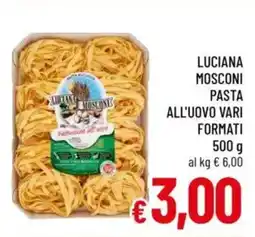 A&O Luciana mosconi pasta all'uovo vari formati offerta