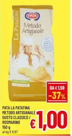 A&O Pata la patatina metodo artigianale gusto classico / rosmarino offerta