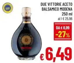 A&O Due vittorie aceto balsamico modena offerta
