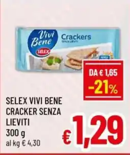 A&O Selex vivi bene cracker senza lieviti offerta