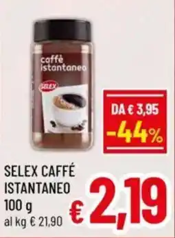 A&O Selex caffé istantaneo offerta
