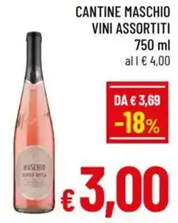 A&O Cantine maschio vini assortiti offerta