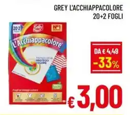 A&O Grey l'acchiappacolore 20+2 fogli offerta