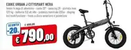 A&O EBIKE URBAN J CITYSMART NERA offerta