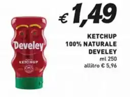 Coal Ketchup 100% naturale DEVELEY offerta