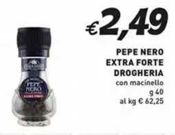 Coal Pepe nero extra forte drogheria con macinello offerta