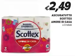 Coal Asciugatutto scottex amore di casa offerta