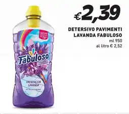 Coal Detersivo pavimenti lavanda FABULOSO offerta