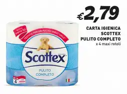Coal Carta igienica scottex pulito completo offerta