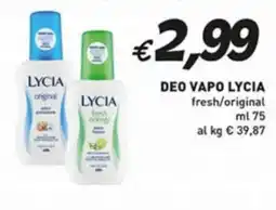 Coal DEO VAPO LYCIA fresh/original offerta