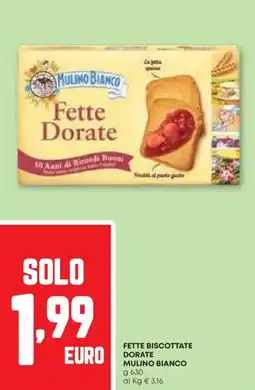 Pam Fette biscottate dorate MULINO BIANCO offerta