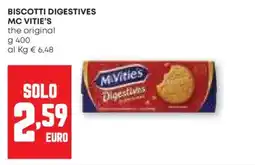 Pam Biscotti digestives MC VITIE'S offerta
