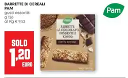 Pam Barrette di cereali PAM offerta