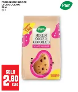 Pam Frollini con gocce di cioccolato PAM offerta