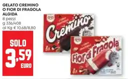 Pam Gelato cremino o fior di fragola ALGIDA offerta
