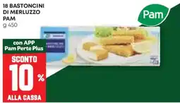 Pam 18 bastoncini di merluzzo PAM offerta